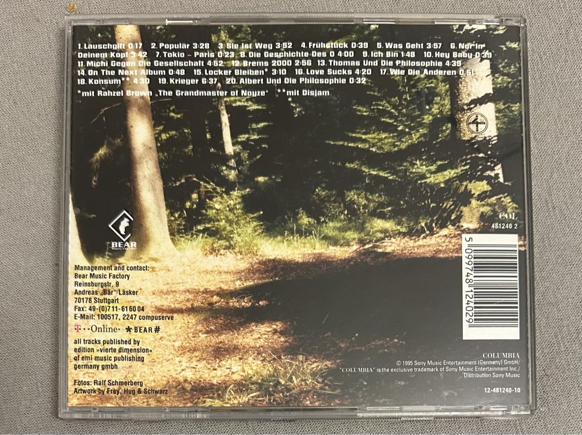 CD: CD - Die Fantastischen Vier - Lauschgift – Usato da Breganzona venduto da Onairda75 1