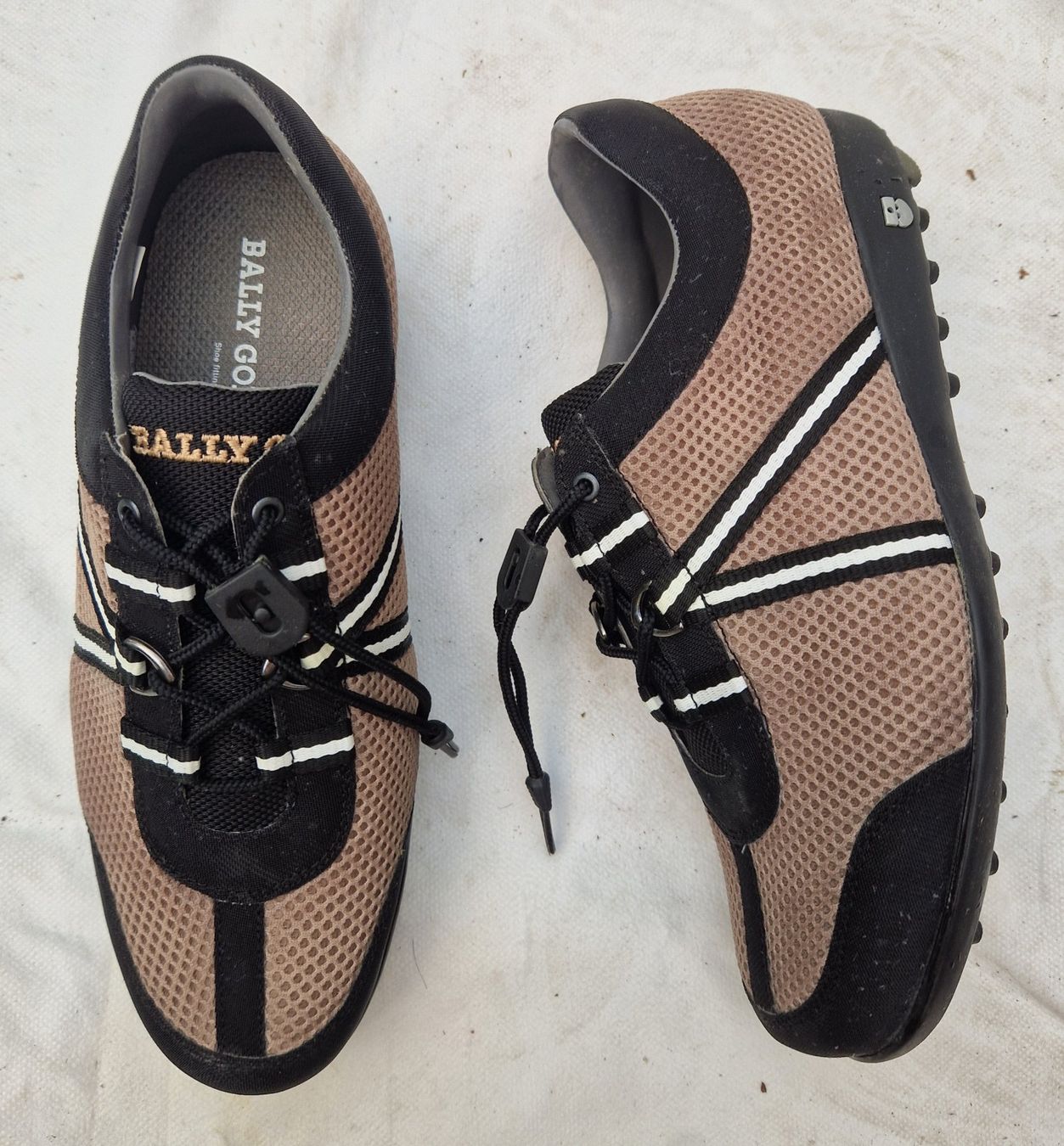 Bally Scarpe da uomo: BALLY GOLF SCHÜRSCHUHE NEU GR.41 HELLBRAUN – Nuovo e nell'imballaggio originale da Bottighofen venduto da menschenfamilie 1