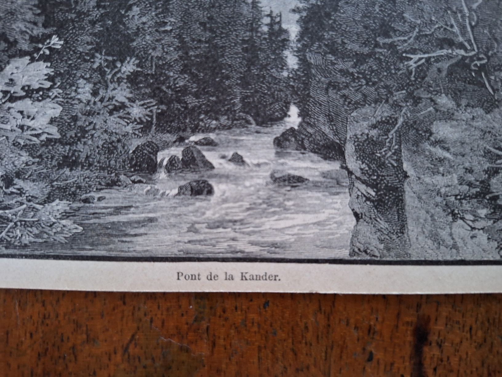 Incisioni: PONT DE LA KANDER – Usato da Bevaix venduto da bohrap 1