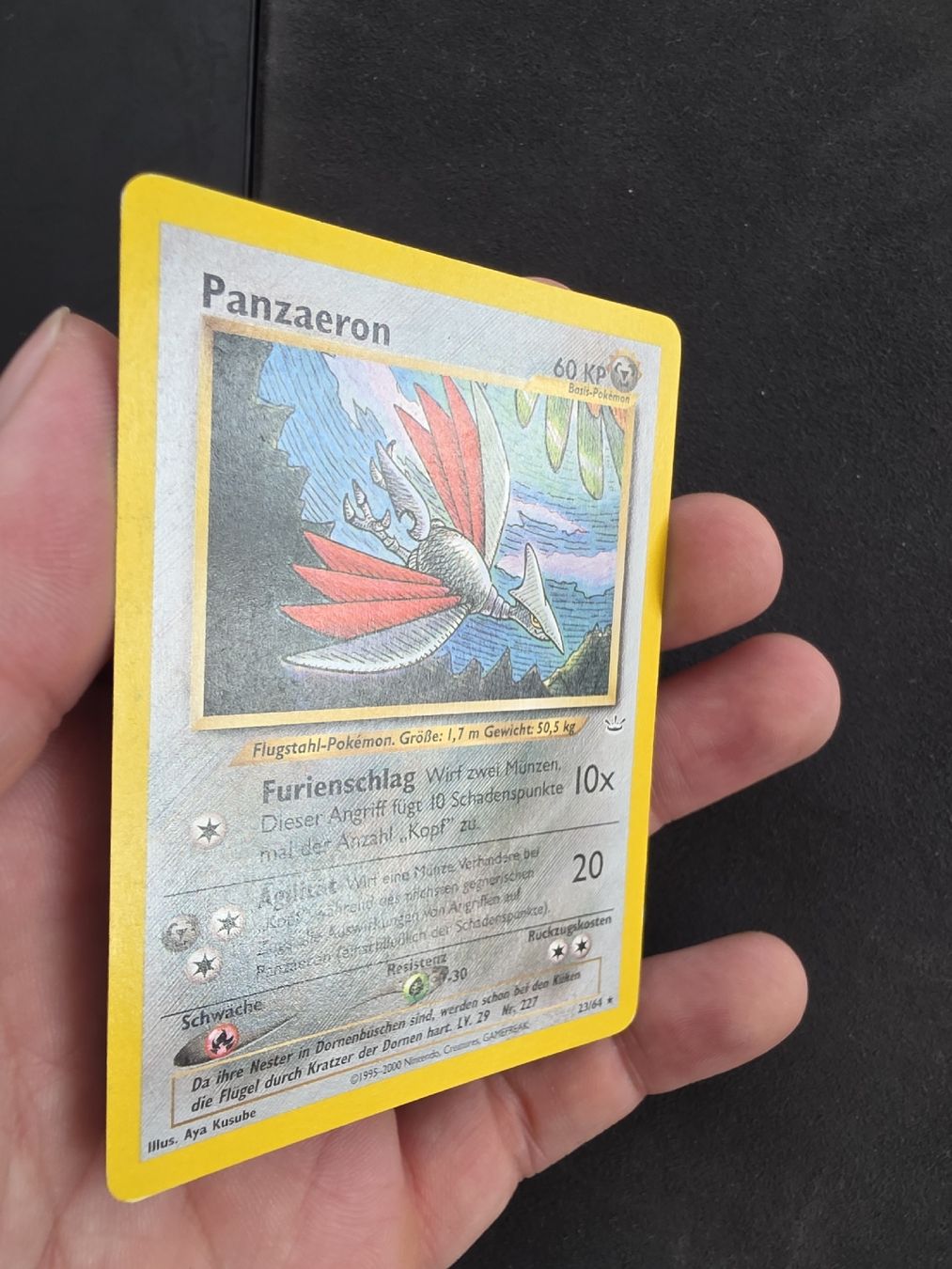 Pokémon Cartes à collectionner: Pokémon Karte Panzaeron Rare – D'occasion à oberbuchsiten par thug4 1
