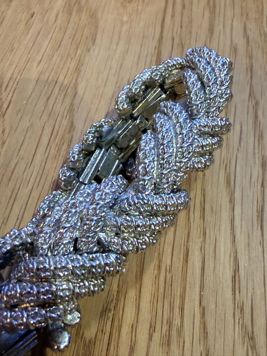 Armbänder & -reifen: Vintage Expandable Statement Bracelet Textured Brutalist – Gebraucht aus Gockhausen von van_82kh 2