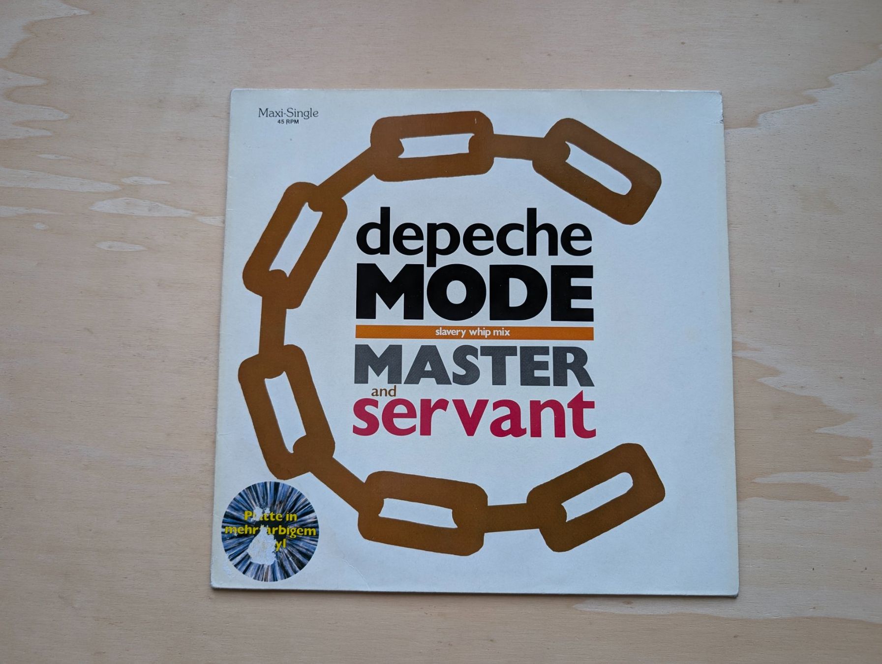 Dischi in vinile: Depeche Mode – Master And Servant  D 84   Grey Marbled – Usato da Ebikon venduto da kisuM