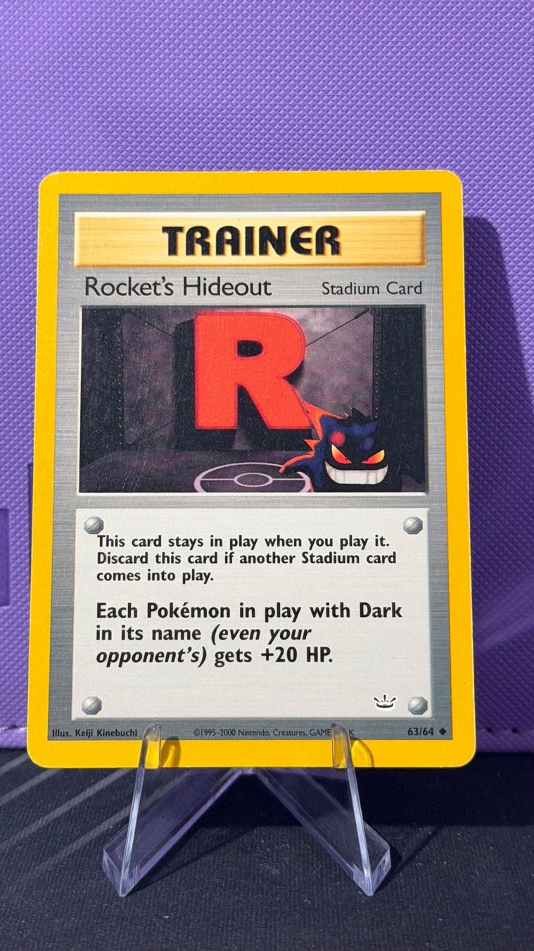 Pokémon Sammelbilder & Trading cards: Trainer Rocket's Hideout 63/64 ENG – Gebraucht aus Ascona von XGiOvAnNi95X