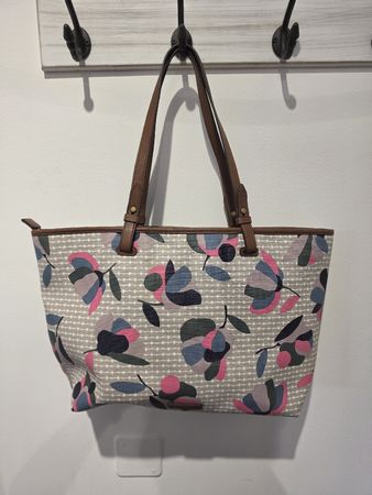 Handtasche Fossil Blumenmuster braun wie neu