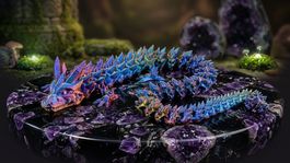 Artikulierter Kristall-Drache - 60 cm