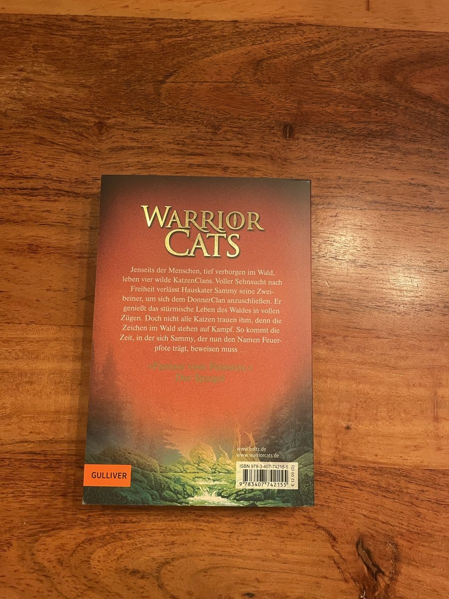 Bücher: Warrior Cats in die Wildnis – Gebraucht aus Erlinsbach SO von dopadach 1