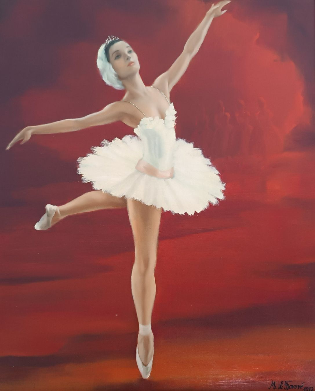 Dipinti: Gemälde Ballerina M.L. Favré – Usato da Suhr venduto da Restwert_Suhr 1