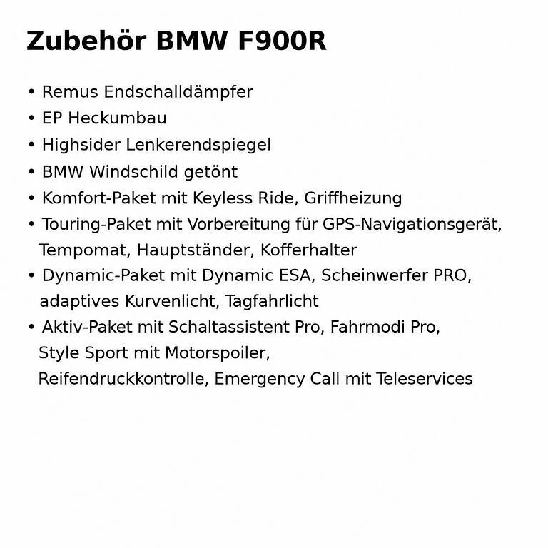 Strada: Schöne BMW F900 R – Usato da Möhlin venduto da Freeman35 4