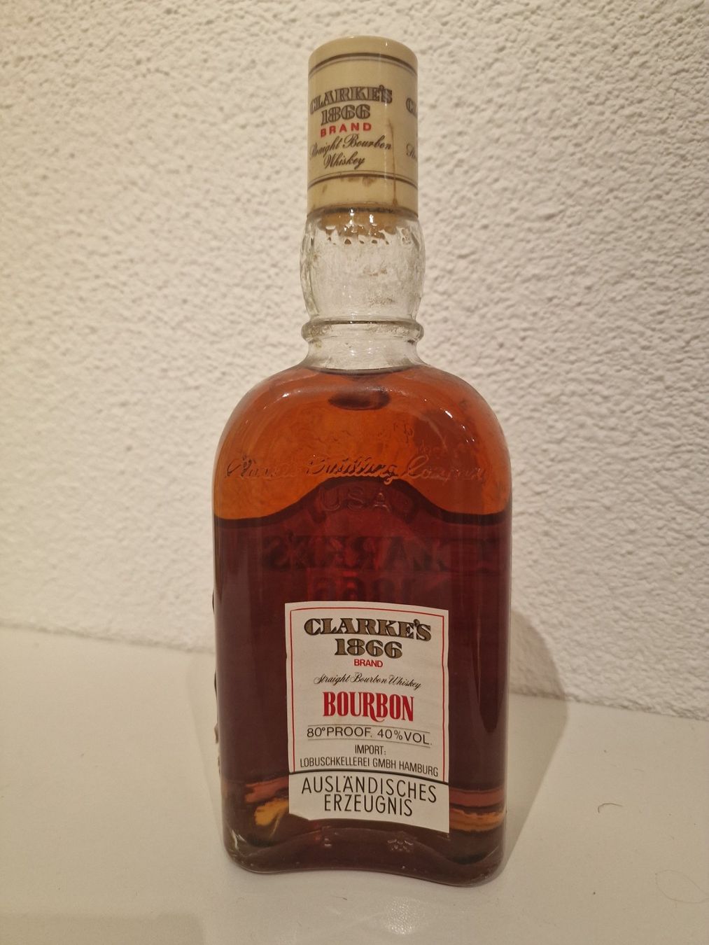 Bevande alcoliche: Clarkes 1866 Bourbon Whiskey – Usato da St. Margrethen SG venduto da Goldig 2