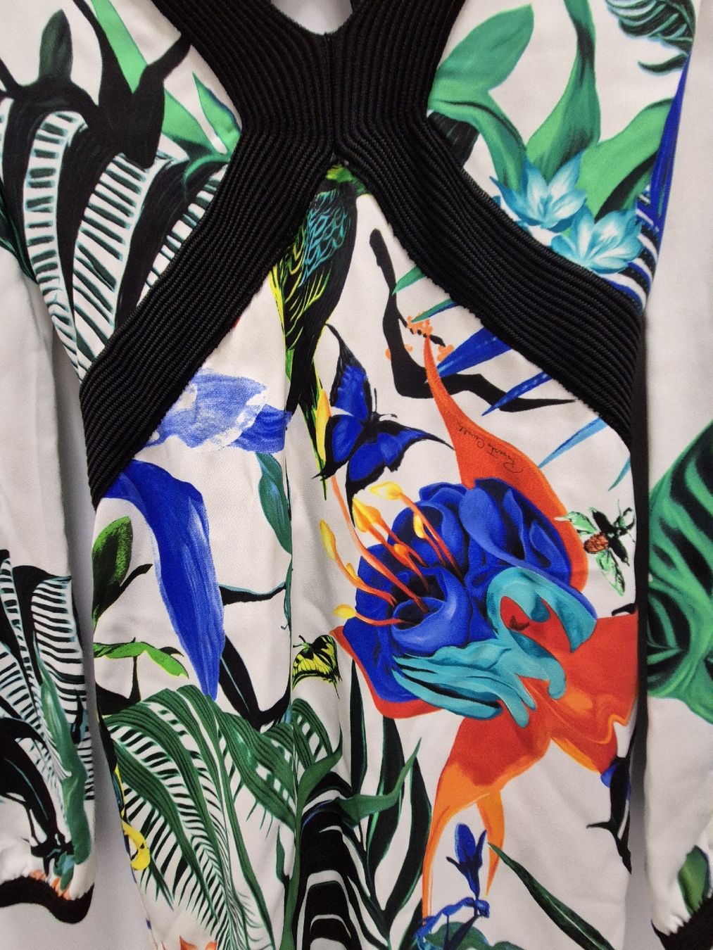 Roberto Cavalli Vestiti: Roberto Cavalli tropical birds Kleid – Nuovo (secondo la descrizione) da Volketswil venduto da 2000ra 1