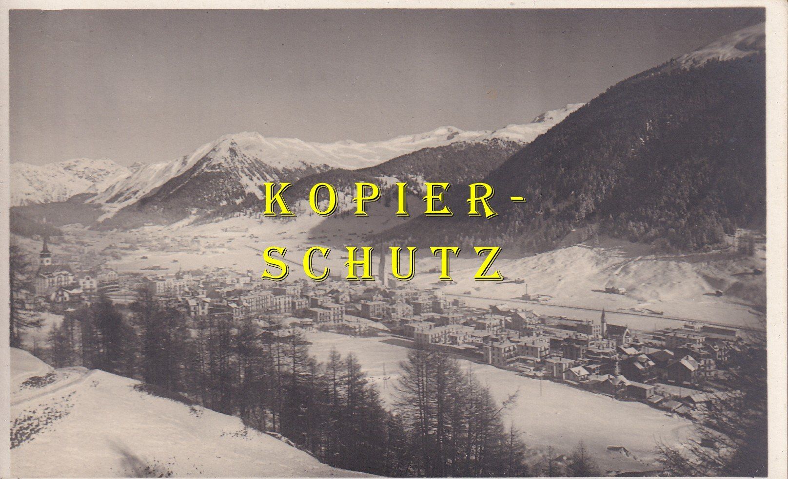 Cartoline postali: Davos im Winter /bc – Usato da Hombrechtikon venduto da Rudolf07