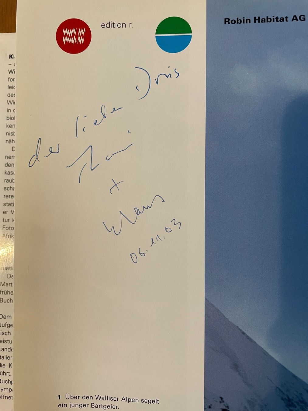 Livres: Der Bartgeier – D'occasion à Zürich par WWehrle 1