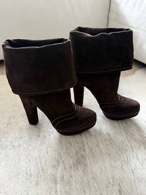 Prada Scarpe da donna: Prada Bootie braun 39 – Usato da Heiden venduto da miriamj 1