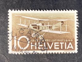 Schweiz 1944 Flugpost 10 Rp. Vollstempel LOCARNO 14.IX.44
