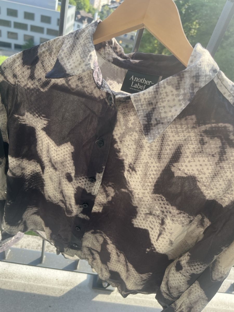 Camicette: Hemdbluse Another Label Grösse S mit Print neuwertig – Usato da St. Gallen venduto da R888 3