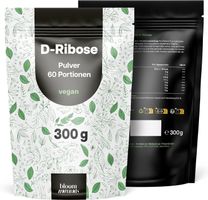 D-Ribose Pulver 300 g – Energie-Booster, vegan, Made in Germ
