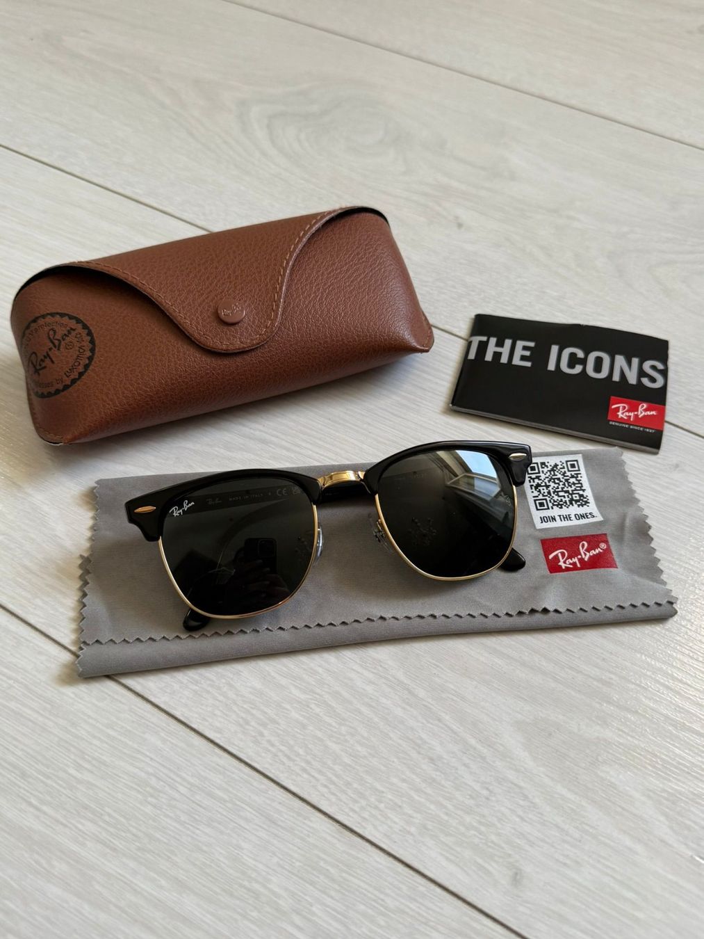 Ray-Ban Occhiali & Lenti: Ray-Ban Clubmaster Sonnenbrille – Usato da Auw venduto da Neo_z2rq 7