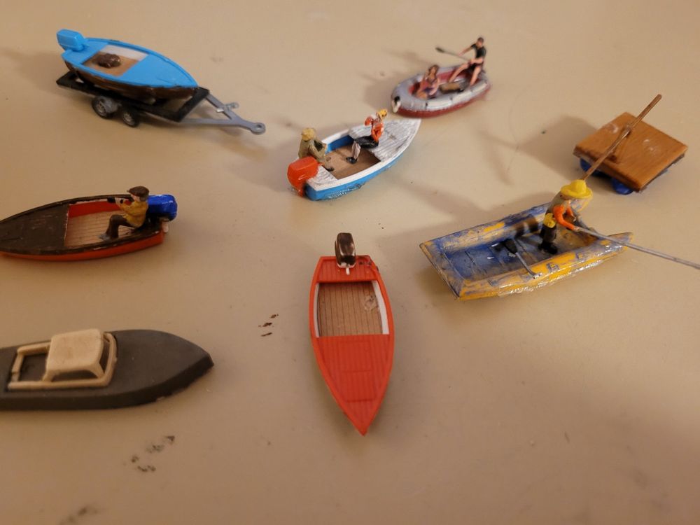 Viessmann Boote Set H0 - Modellbau Für Fortgeschrittene