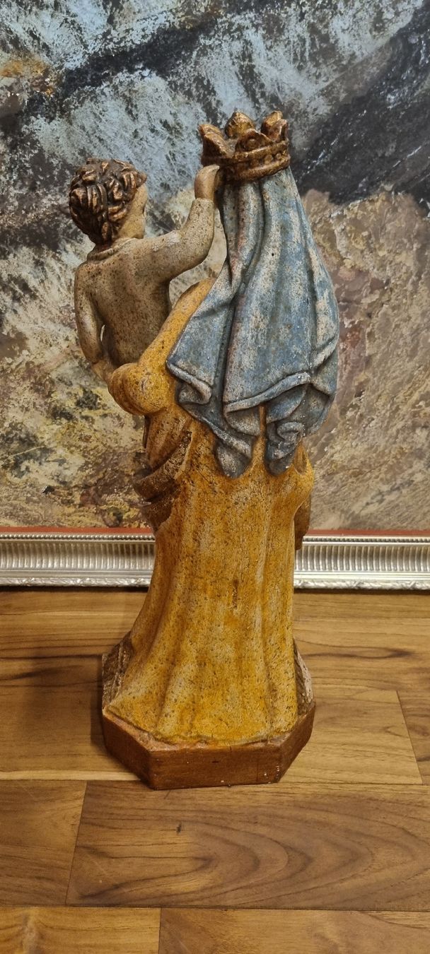 Figuren: Figur Madonna mit Kind mit Krone 60cm hoch  – Gebraucht aus Ganterschwil von CHERRYCO-04 1