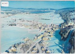 Le Brassus en hiver - vue aerienne