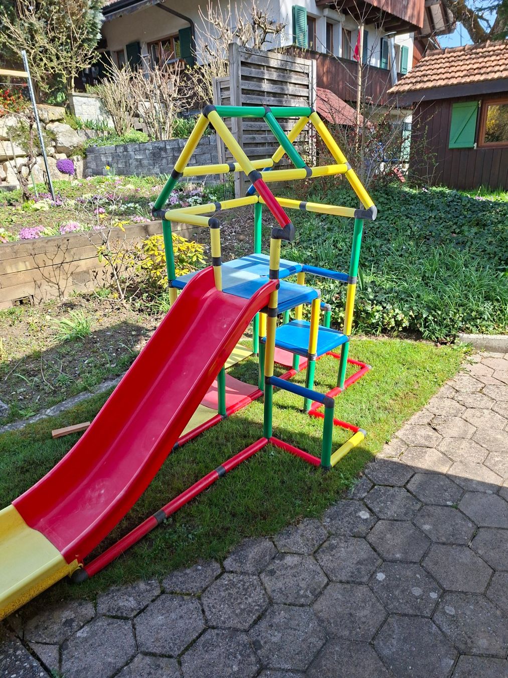 Ponteggi: Quadro Klettergerüst mit Rutsche – Usato da Etzelkofen venduto da kim.giovanola