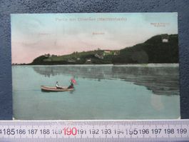 MANNENBACH PARTIE AM UNTERSEE RUDERBOOT BELEBT HOTEL WARTBUR