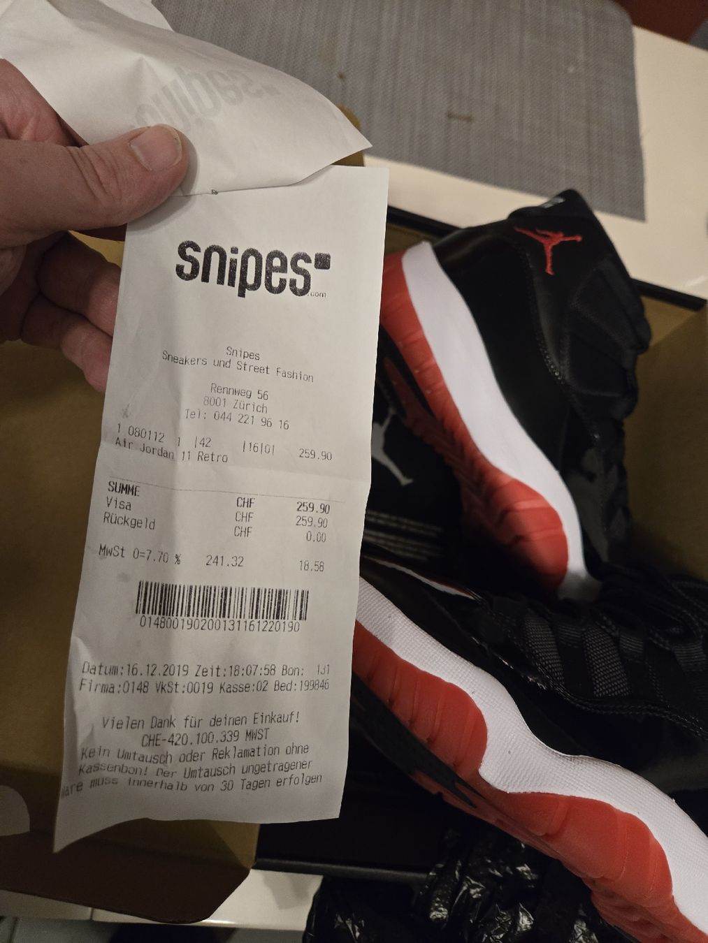 Scarpe da uomo: Air Jordan 11 Retro NEU Full Set – Nuovo e nell'imballaggio originale da Unterentfelden venduto da Master-Watch 2