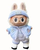 Labubu ensemble 5 pièces Bleu chaussures sans peluche NEUF