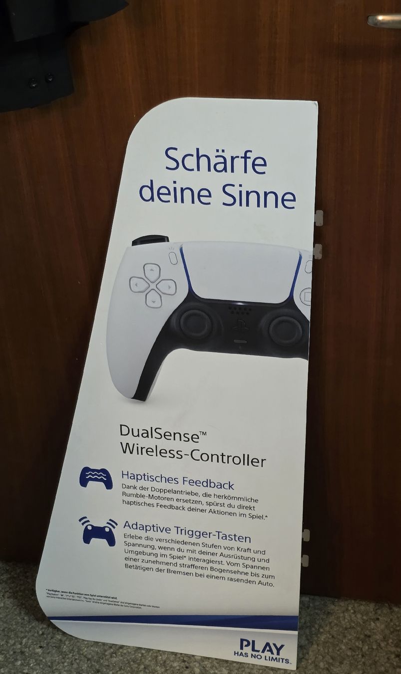 Sony Consoles: Playstation 5 Controller Promo Werbebanner Schaumstoffplatte – D'occasion à Reinach BL par _MasterK_