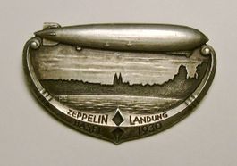 Zeppelin Landung Basel 1930 "selten"