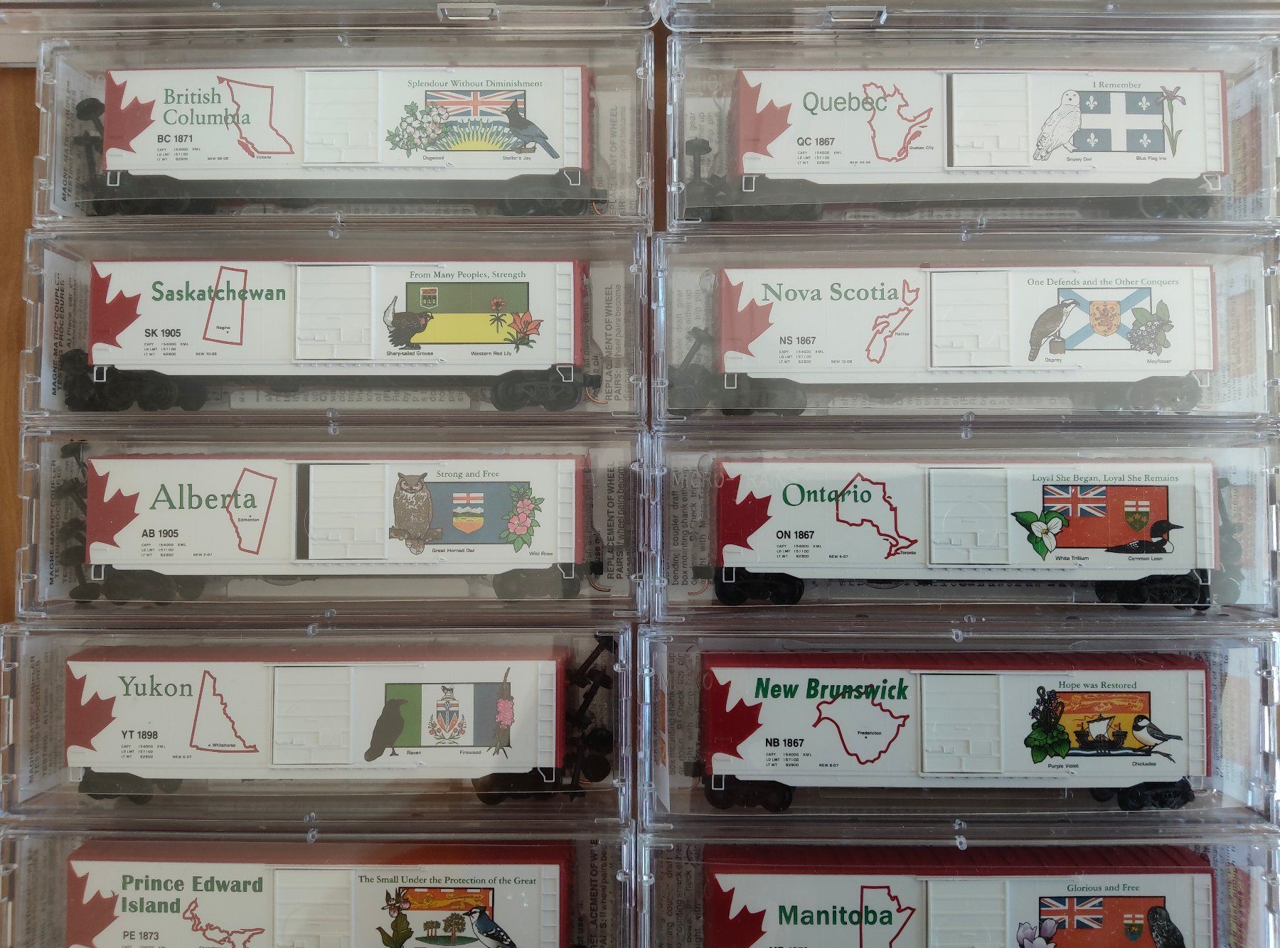 Modellini di ferrovie: Micro-Trains Sammler Set Kanada – Usato da Siebnen venduto da han_xck2 3