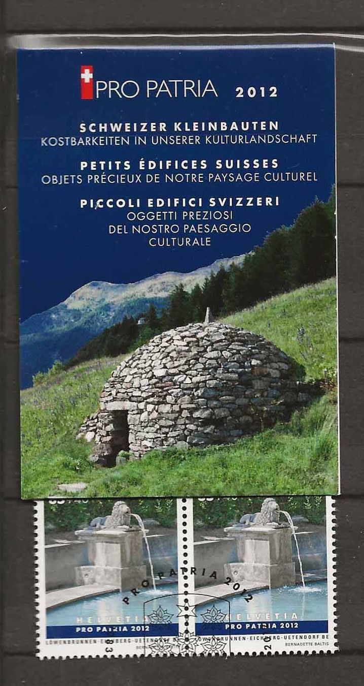 Tutti i francobolli: PPC2012 - Carnet Pro Patria 2012 1er j. – Usato da Trélex venduto da Phil_Albert