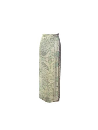 Etro silk maxi skirt