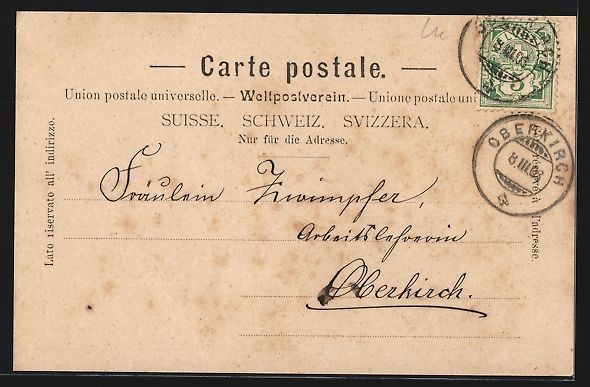Cartes postales: Sursee, Handlung J. Meier-Huber, Kirche  – D'occasion à Berlin par bartko-reher 1