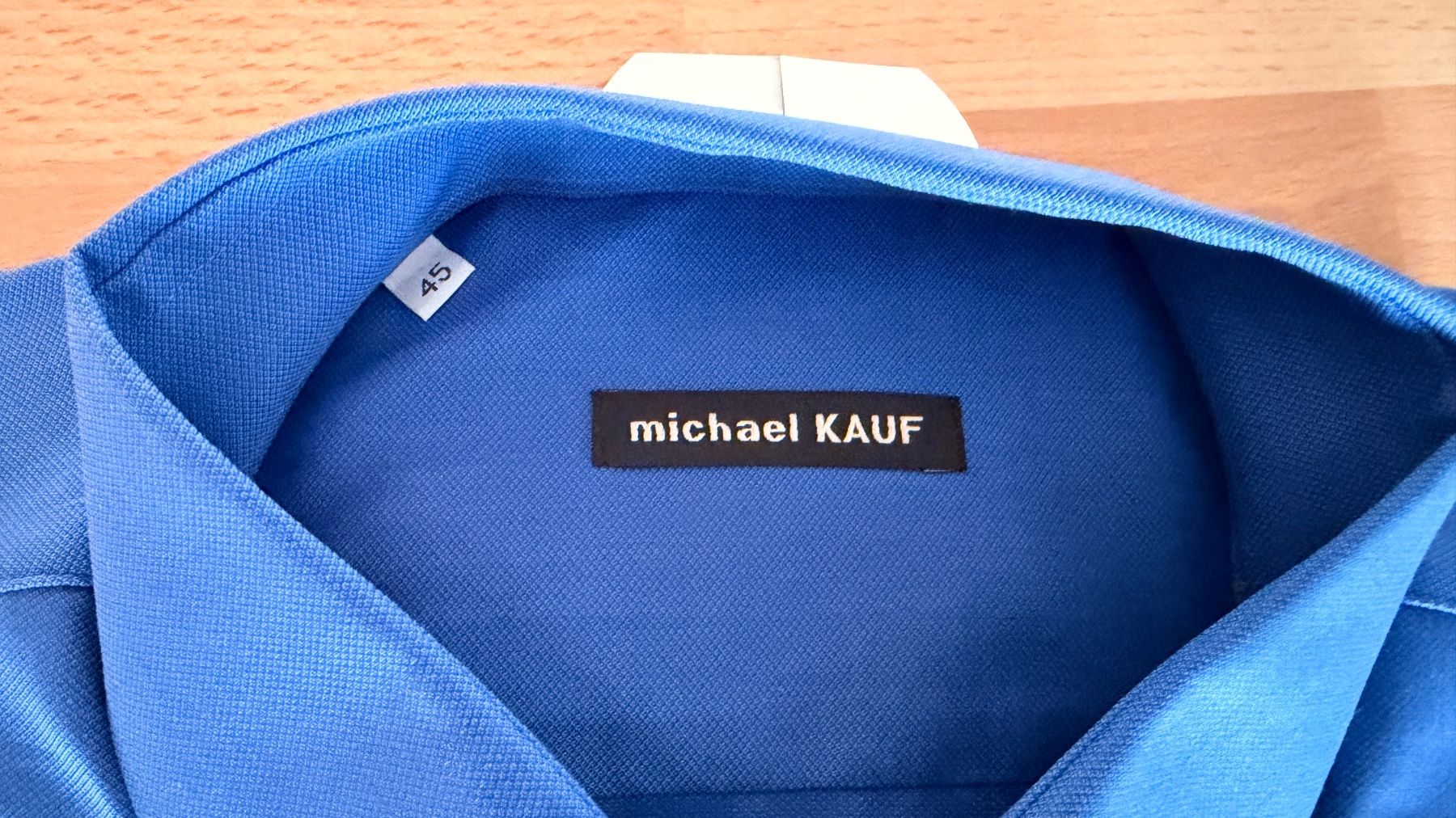 Camicie: Hemd - MICHAEL KAUF - Kurzarm blau Gr. 45 NEU – Nuovo (secondo la descrizione) da Winterthur venduto da Secondhand-Family 2