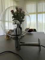 Wandlampe Glaskugel Chrom modern guter Zustand 💡