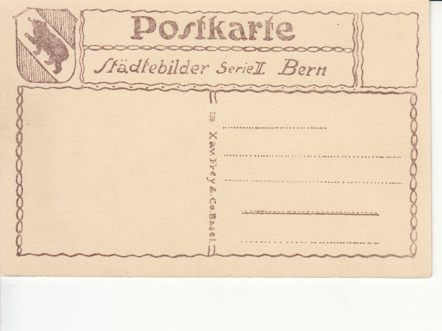 Cartoline postali: Bern ca. 1915 Kupferdruck – Usato da Bürglen TG venduto da StampGraf 1