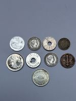 Collection de Jetons et Pièces Anciennes Diverse État Bon
