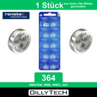 Renata 364 SR621SW Knopfzellenbatterie - 1 Stk.