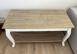 Shabby-Chic Couchtisch mit Ablagefach