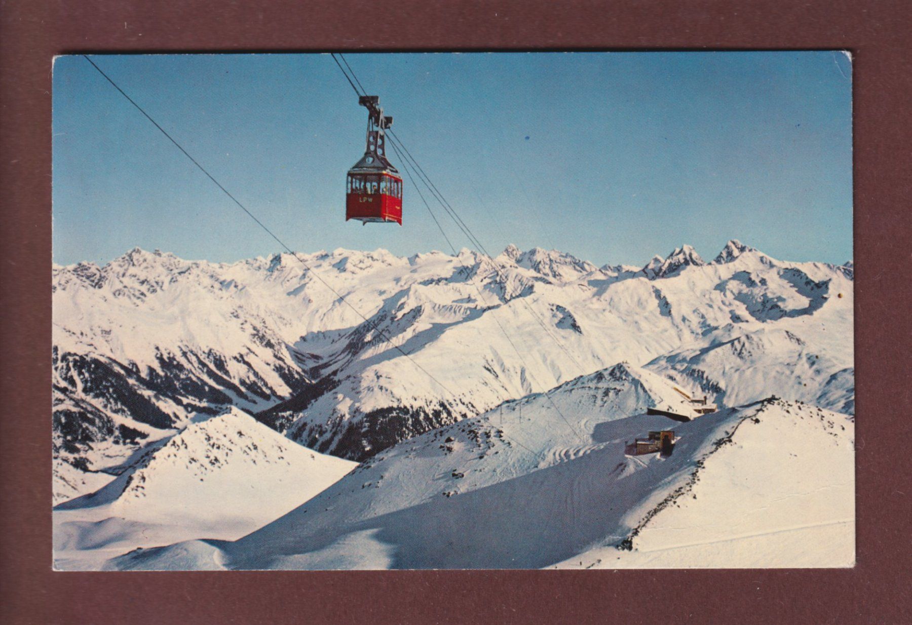 Ansichtskarten: DAVOS-PARSENN - 1962 // Eckbug // – Gebraucht aus Pully von nicecards