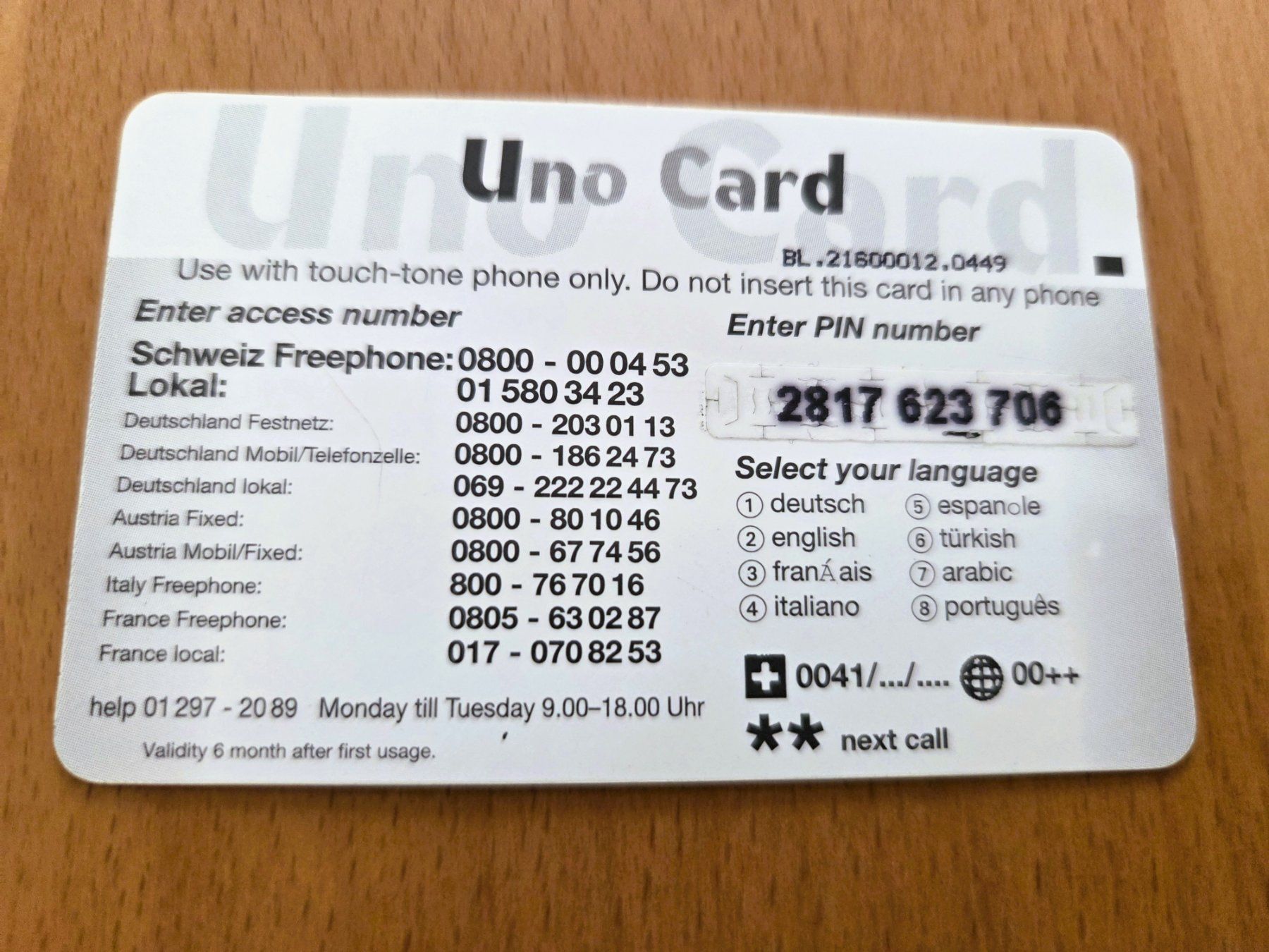 Schede telefoniche: PREPAID - SCHWEIZ – Usato da Brüttisellen venduto da Nighttrain 1