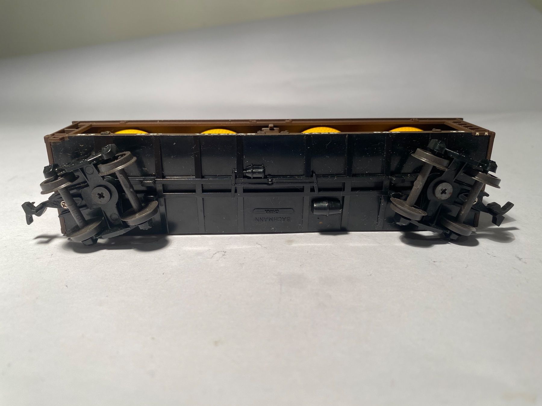 Modellini di ferrovie: BACHMANN US Güterwagen, DC Achsen – Usato da Buchrain venduto da Modellbahn11 6