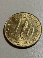 Afrique de l'Ouest - 10 francs - 1991