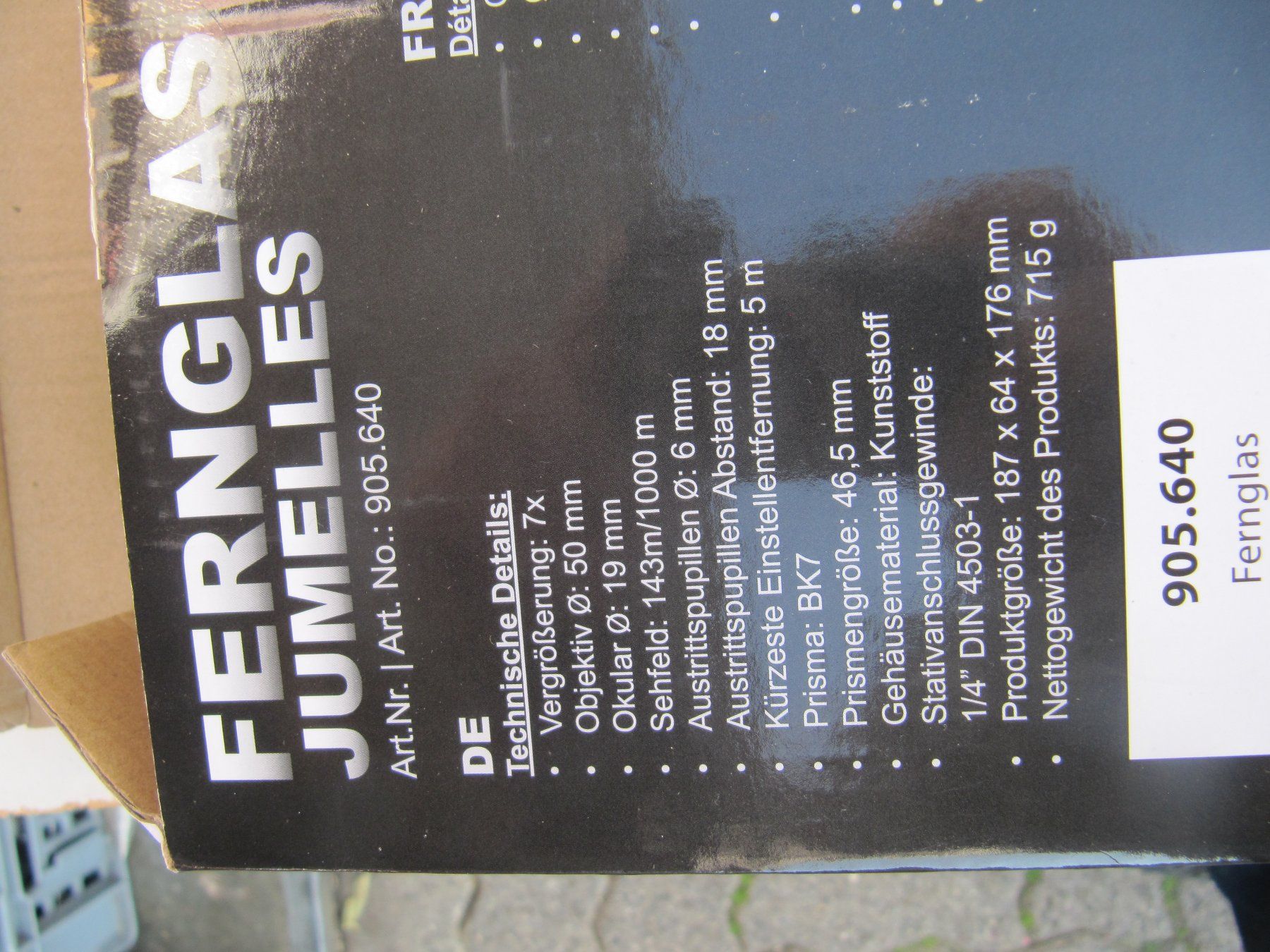 Binocoli: Fernglas / Feldstecher STUBAI 7x50 – Usato da Basel venduto da stefan4057 2