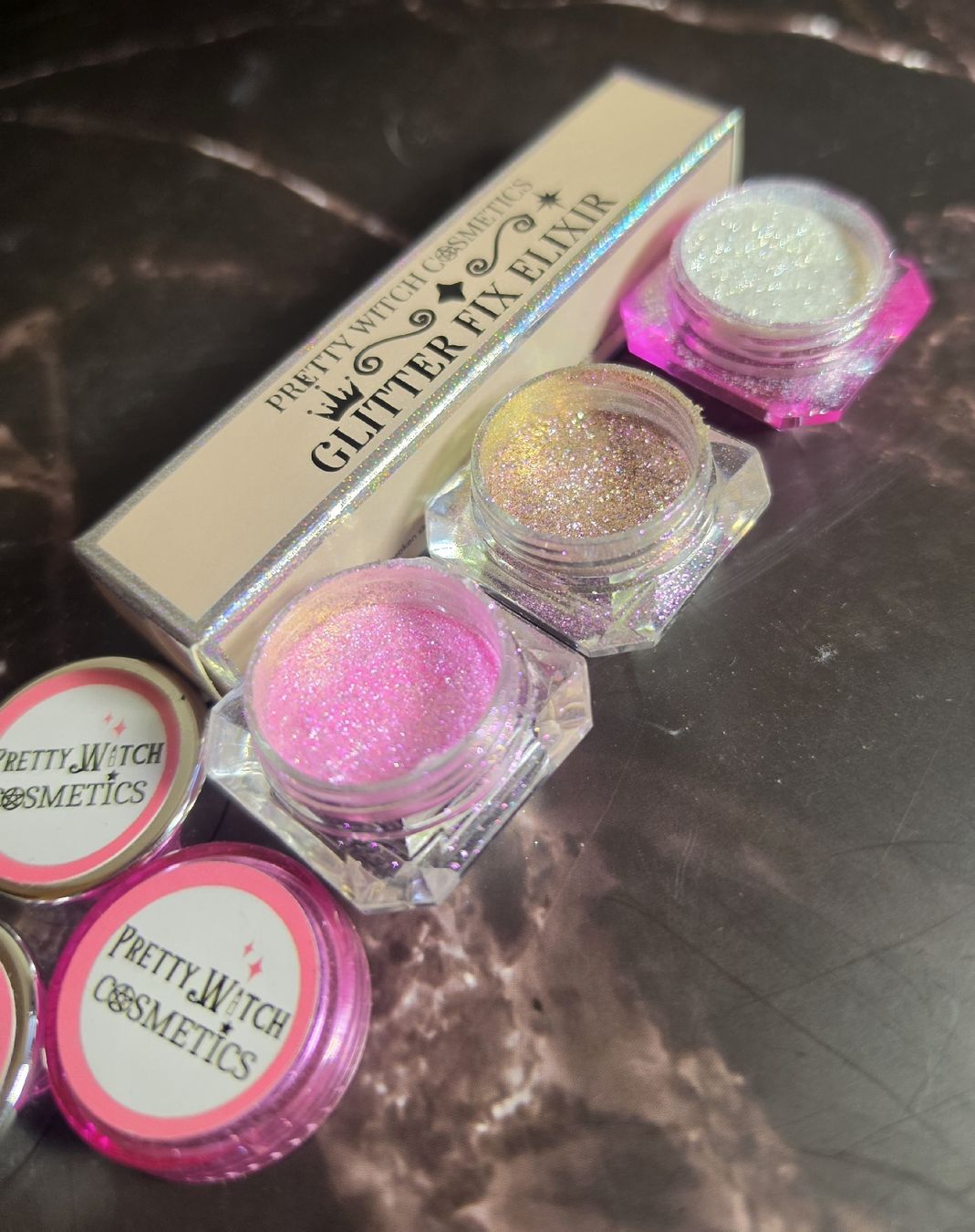 Make-up: Glitter Fix Elixir Set – 3 Stk. – Prettty Witch Cosmetics – Nuovo (secondo la descrizione) da Uster venduto da mikedizzy84
