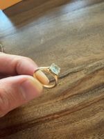 Verlobungsring 18K Gelbgold mit GIA Diamant 1.35 ct VS1 I