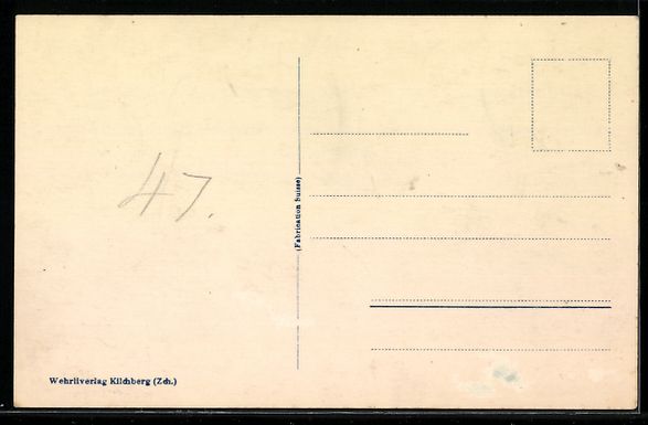 Cartoline postali: Meiringen, Häuser in Nähe zur Kirche – Usato da Berlin venduto da bartko-reher 1
