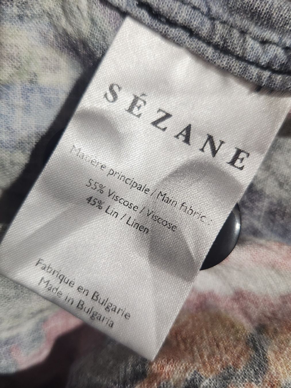 Sezane Camicette: Chemise Sézane  oversize imprimé floral, S – Usato da Niedergösgen venduto da Eva2410 4