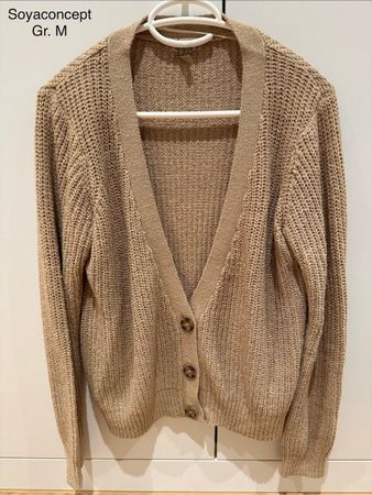 beiges Strickjäckli Soyaconcept Gr. M